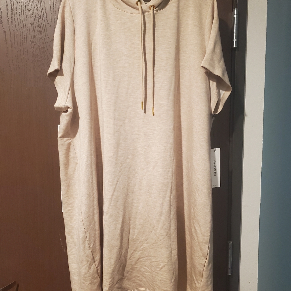 Calvin Klein hooded dress
